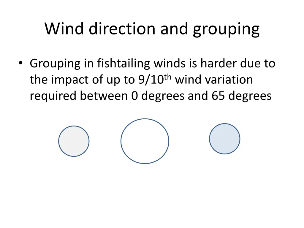 wind direction and grouping 2