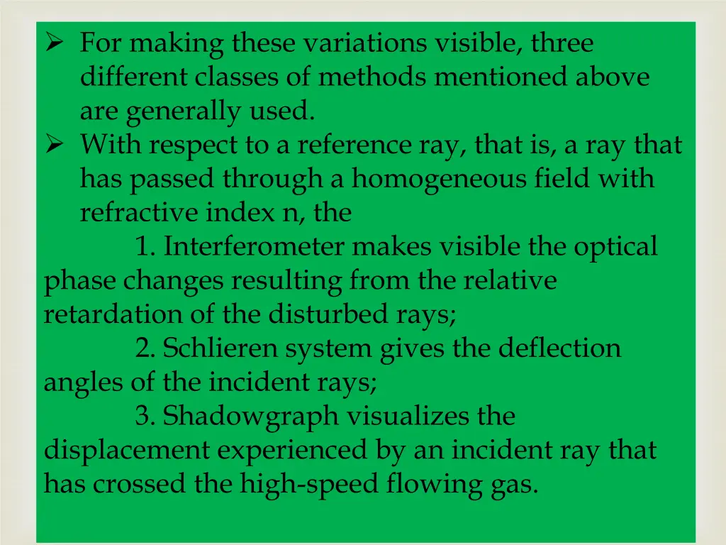 for making these variations visible three