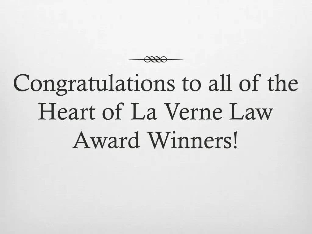 congratulations to all of the heart of la verne