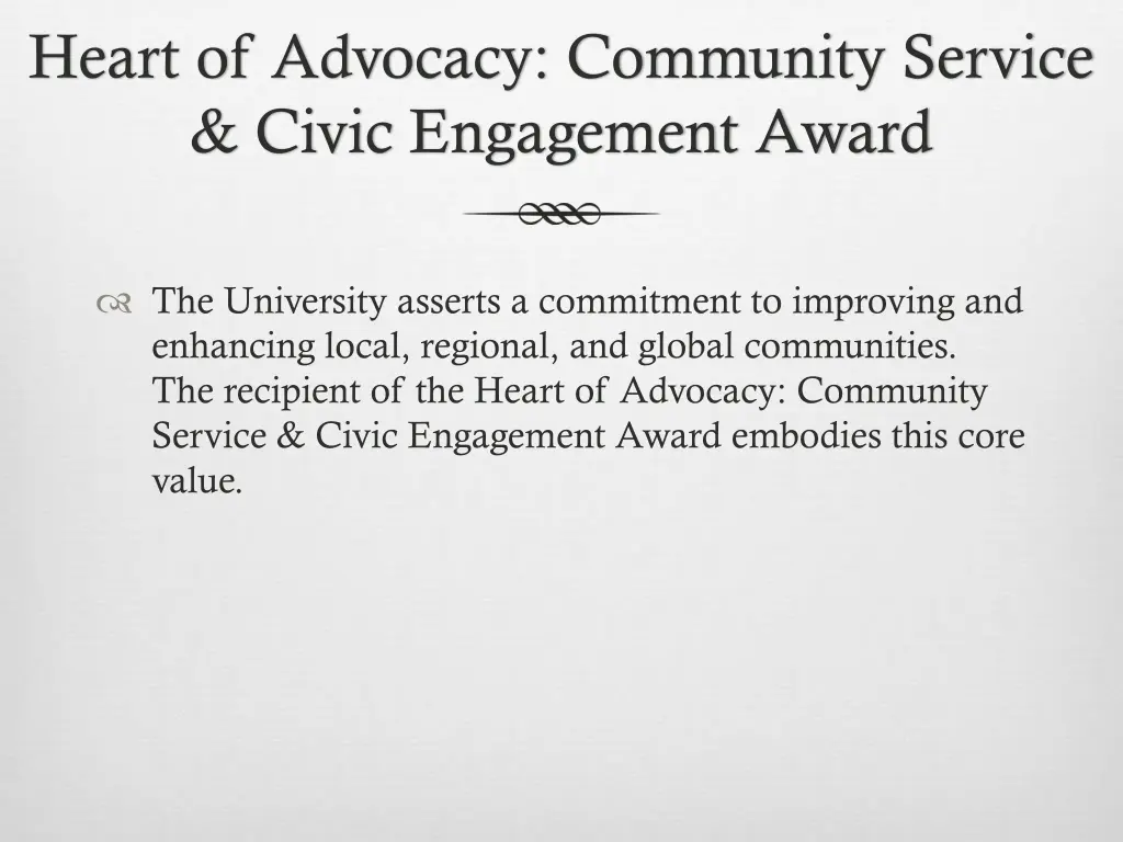 heart of advocacy community service civic