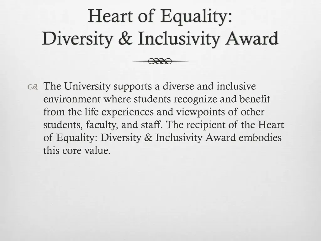 heart of equality diversity inclusivity award