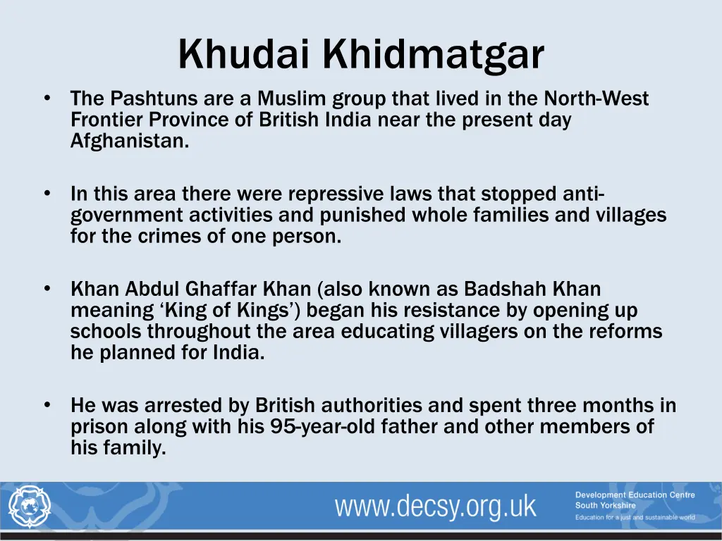 khudai khidmatgar the pashtuns are a muslim group