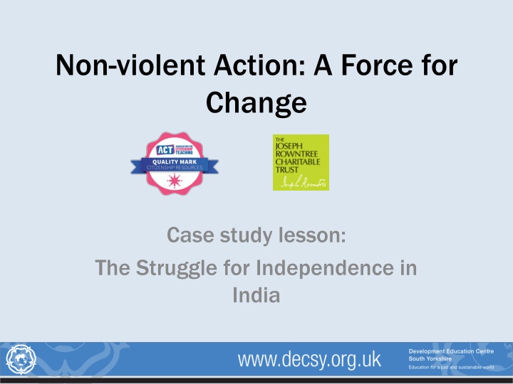 non violent action a force for change