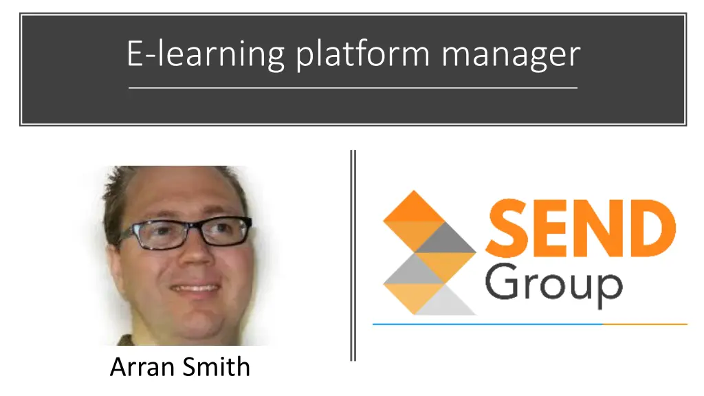 e learning platform manager