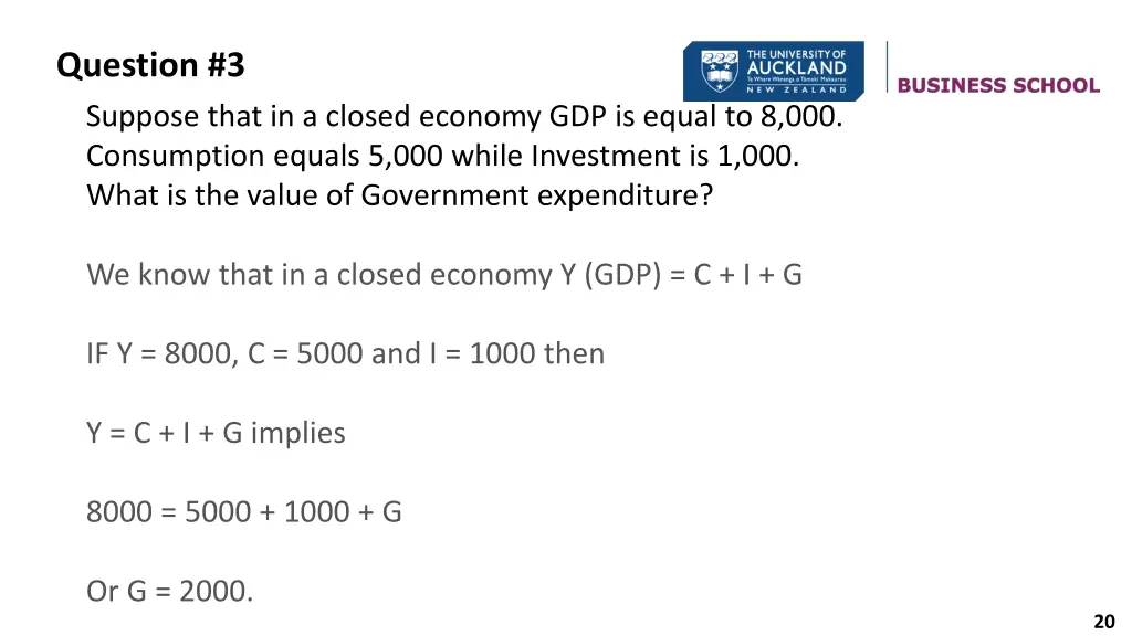 question 3 suppose that in a closed economy