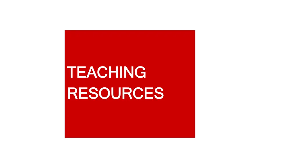 teaching teaching resources resources