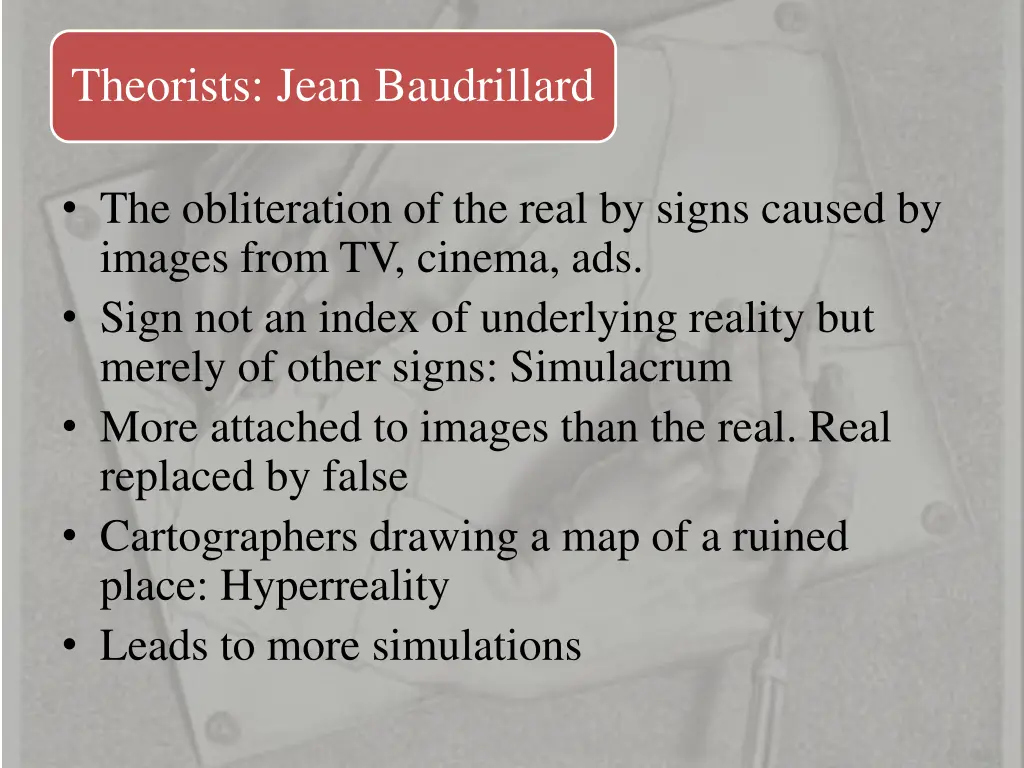 theorists jean baudrillard