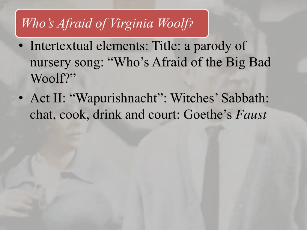 who s afraid of virginia woolf 2