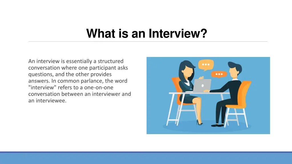 what is an interview