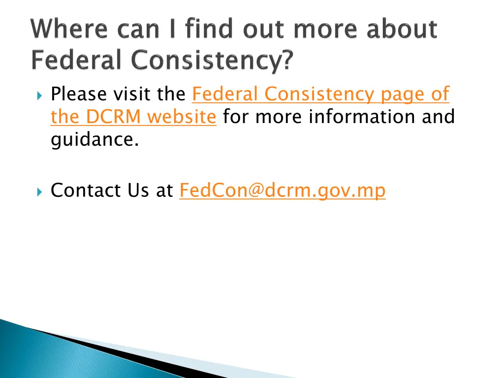 please visit the federal consistency page