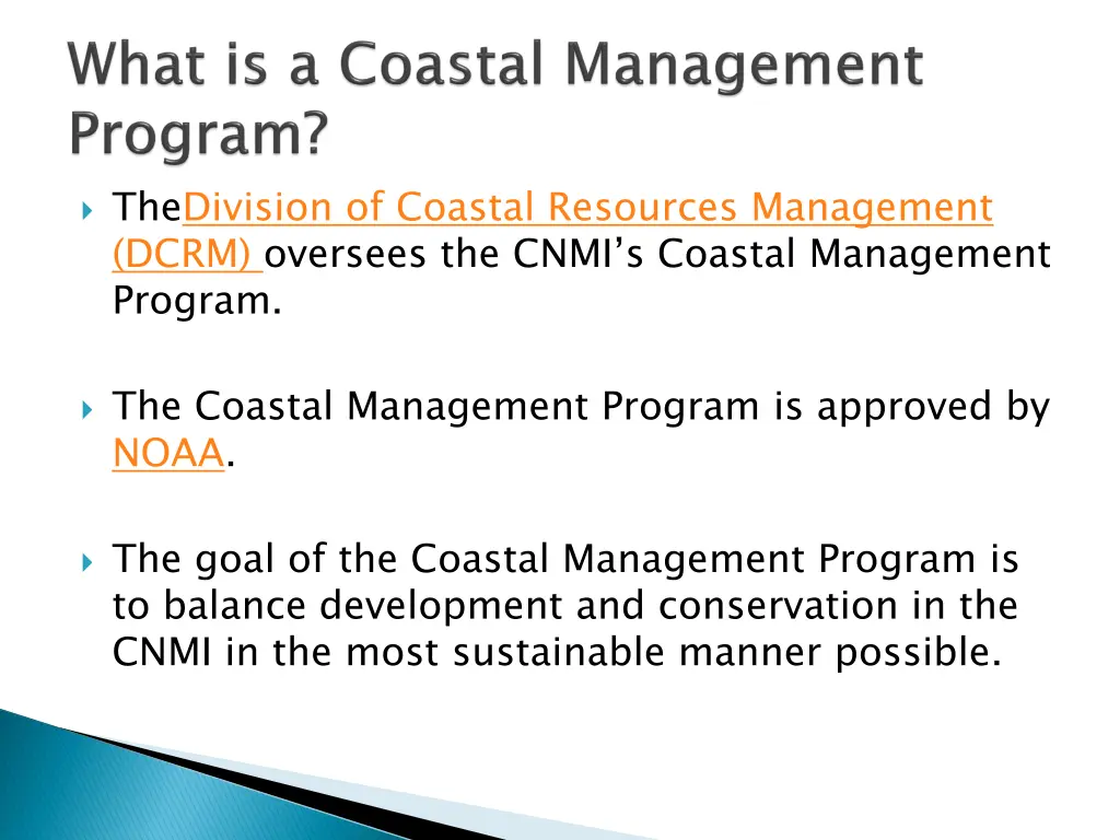 thedivision of coastal resources management dcrm