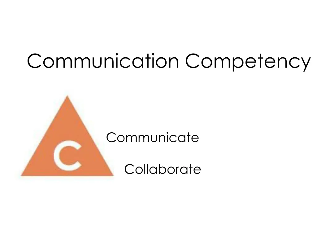 communication competency