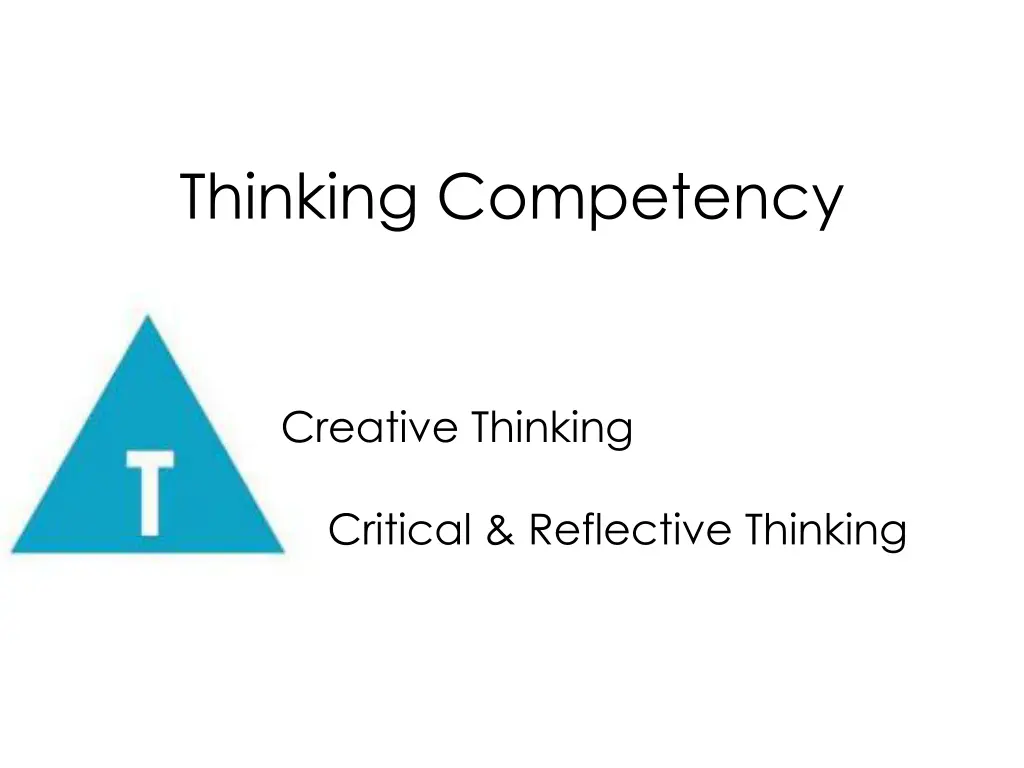 thinking competency