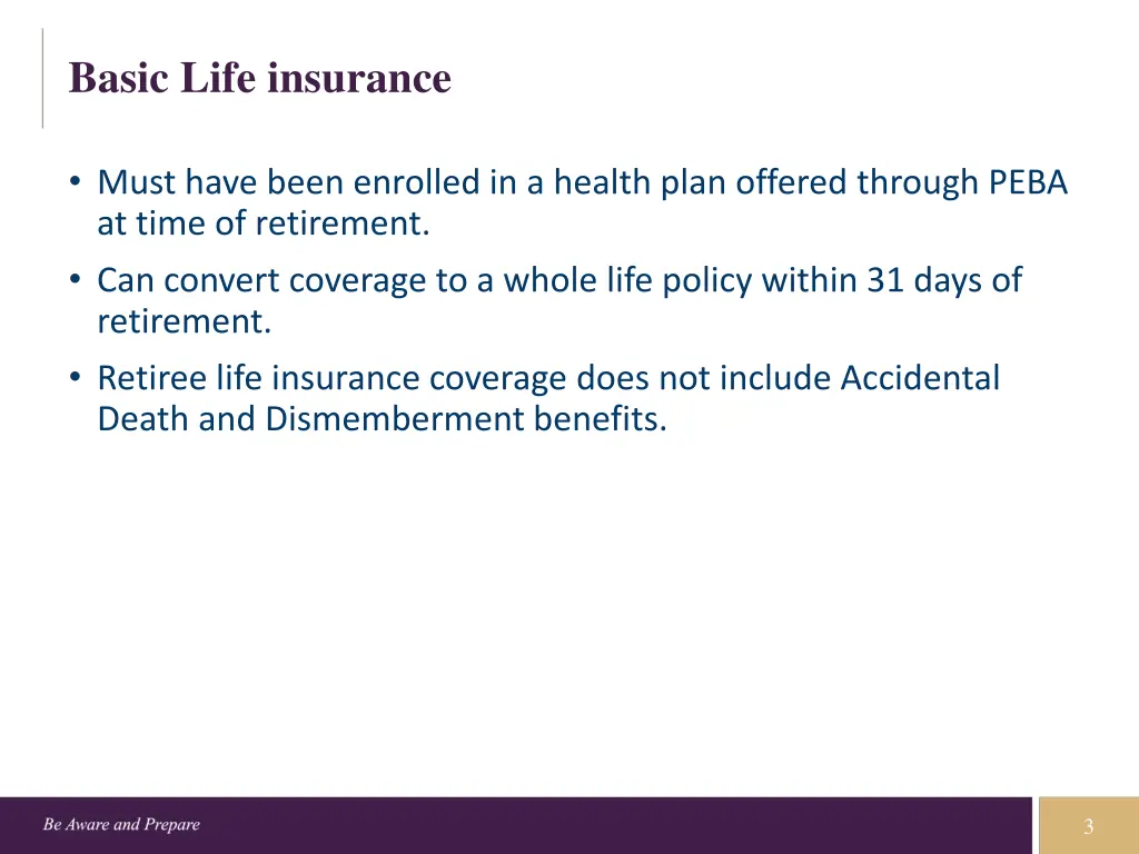 basic life insurance