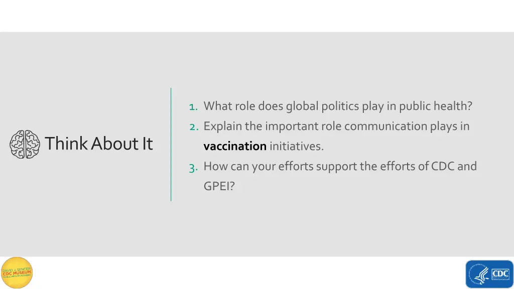 1 what role does global politics play in public