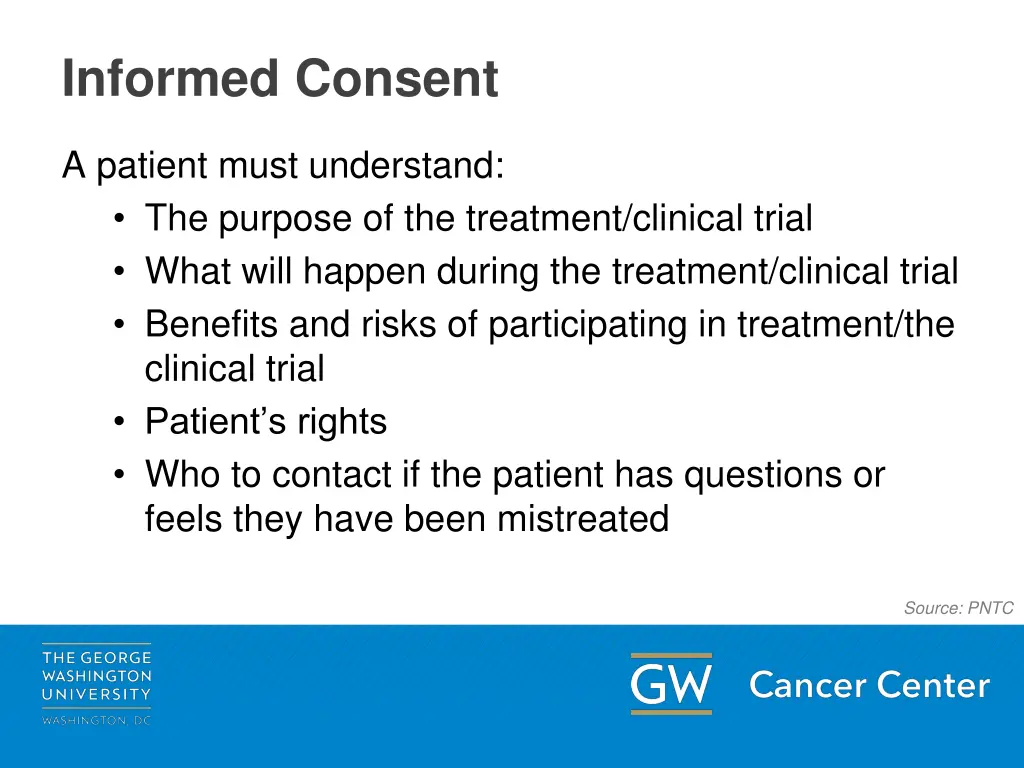 informed consent