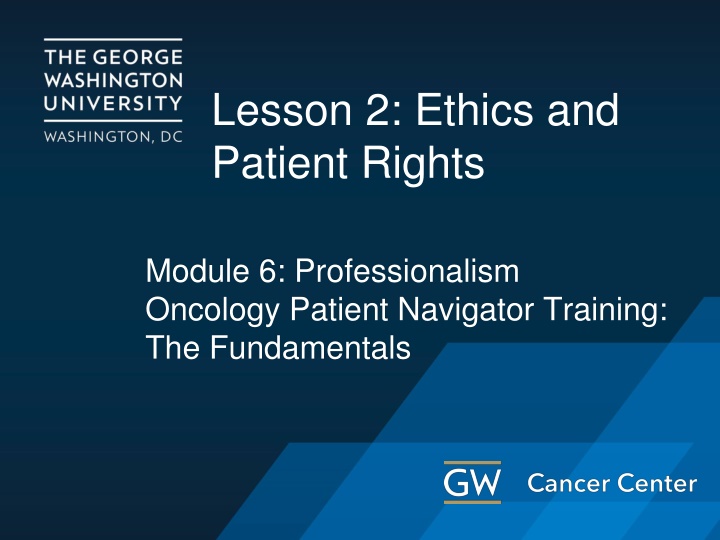 lesson 2 ethics and patient rights