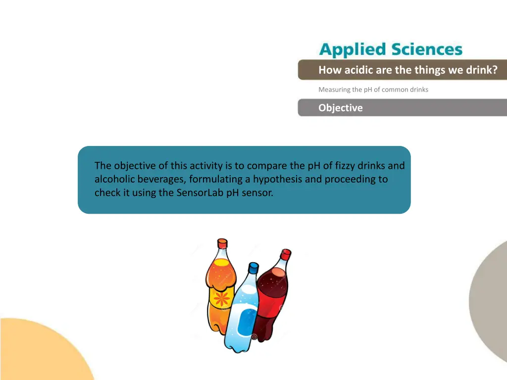 how acidic are the things we drink 1