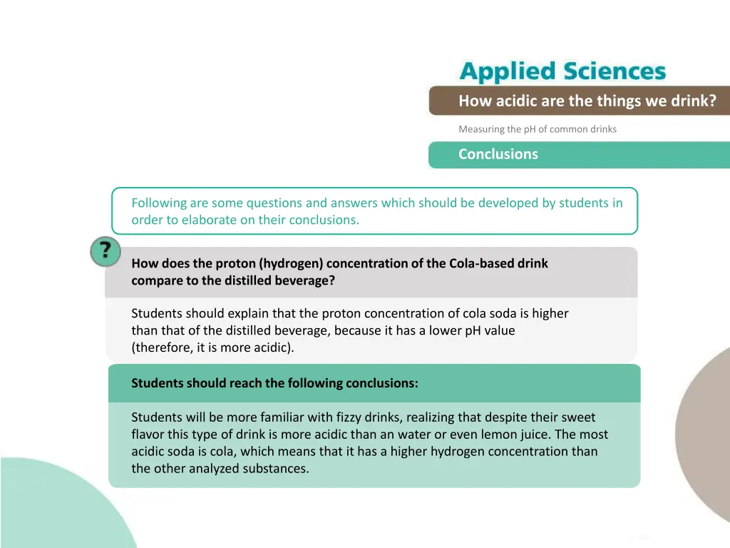 how acidic are the things we drink 18