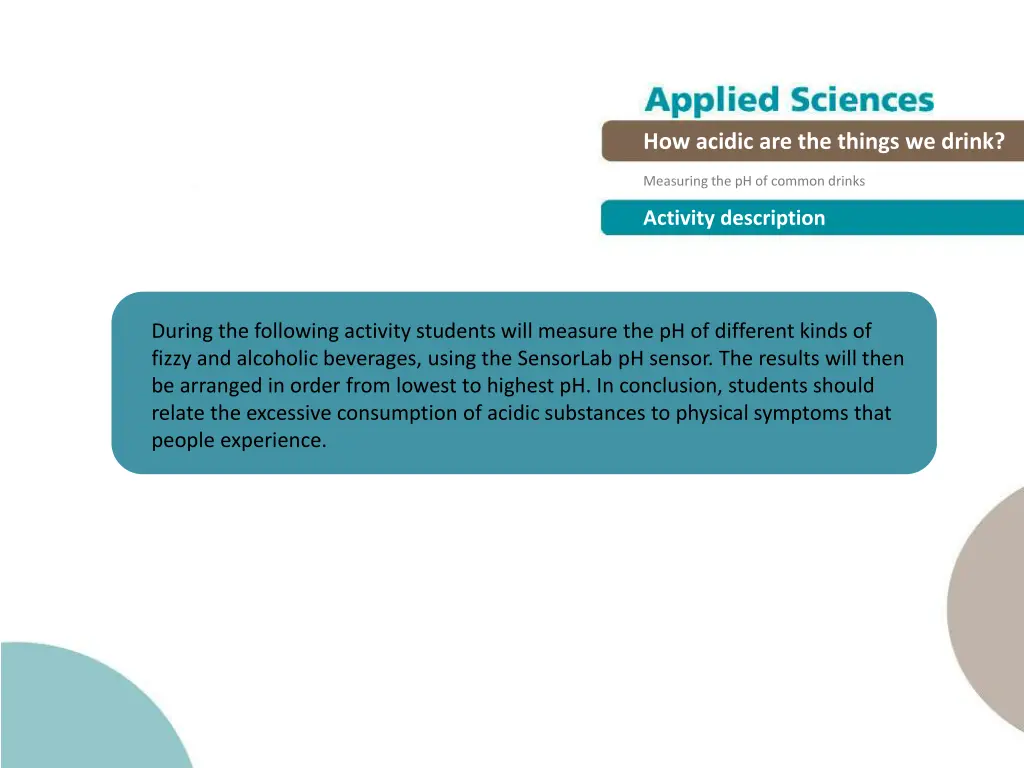 how acidic are the things we drink 7