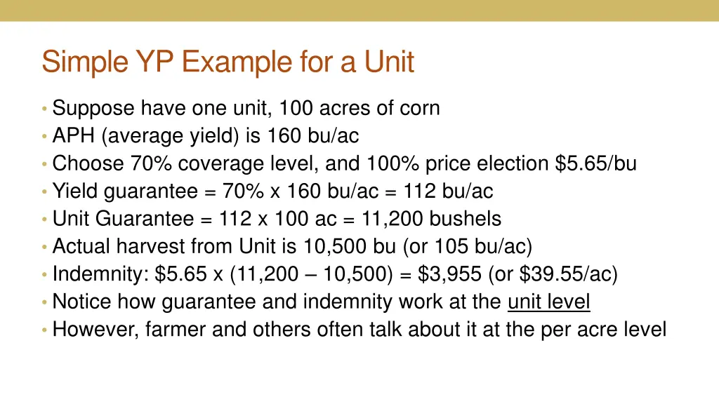 simple yp example for a unit