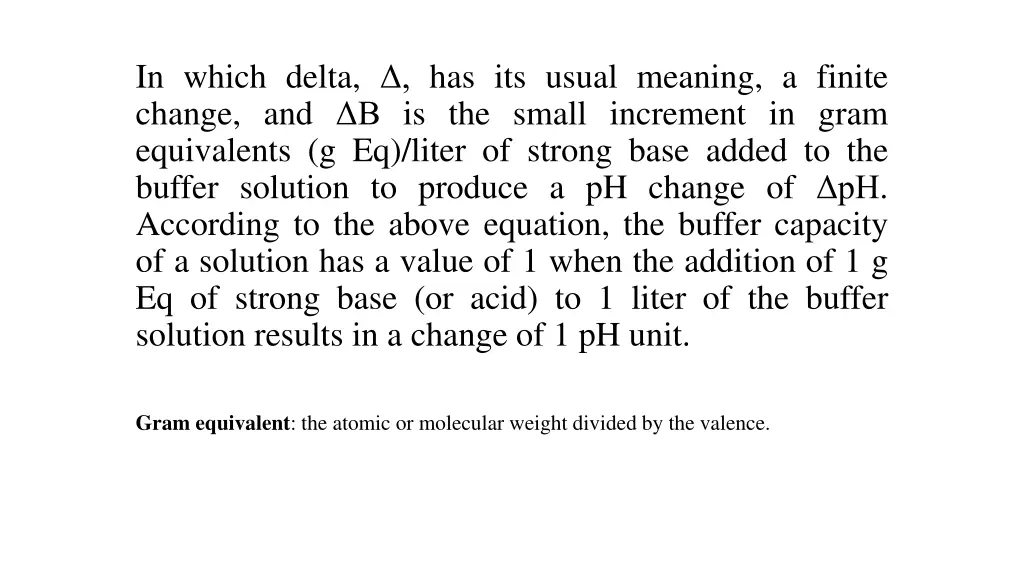 in which delta has its usual meaning a finite