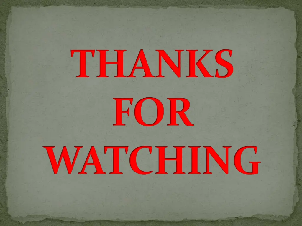 thanks for watching