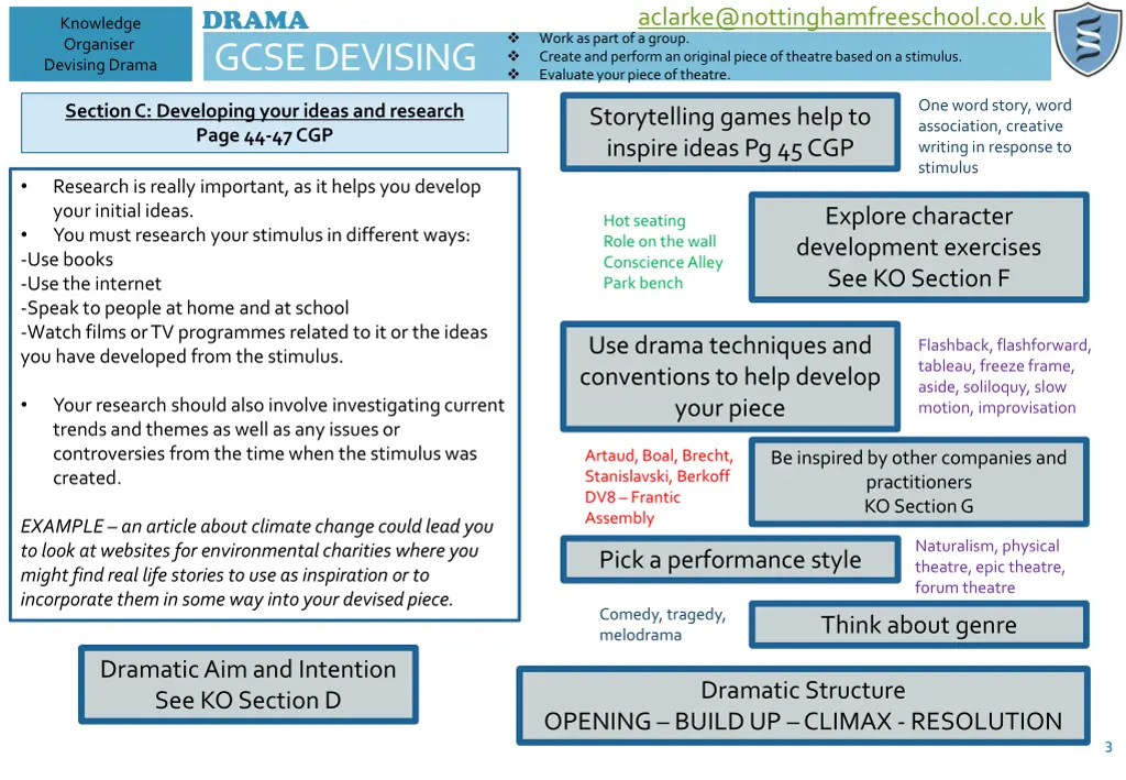 drama gcse devising 2