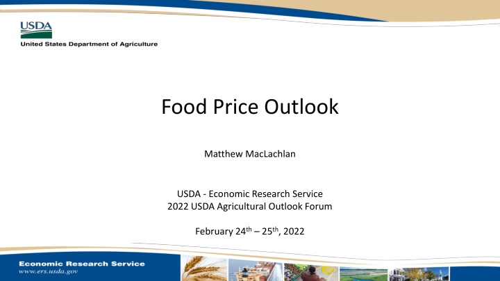 food price outlook