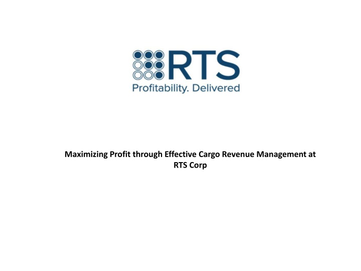 maximizing profit through effective cargo revenue