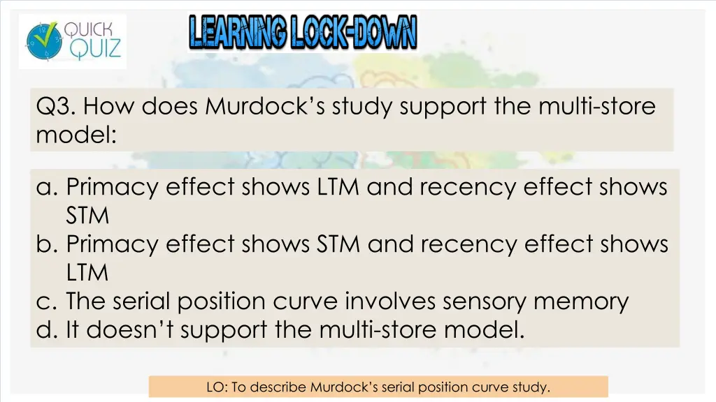 q3 how does murdock s study support the multi