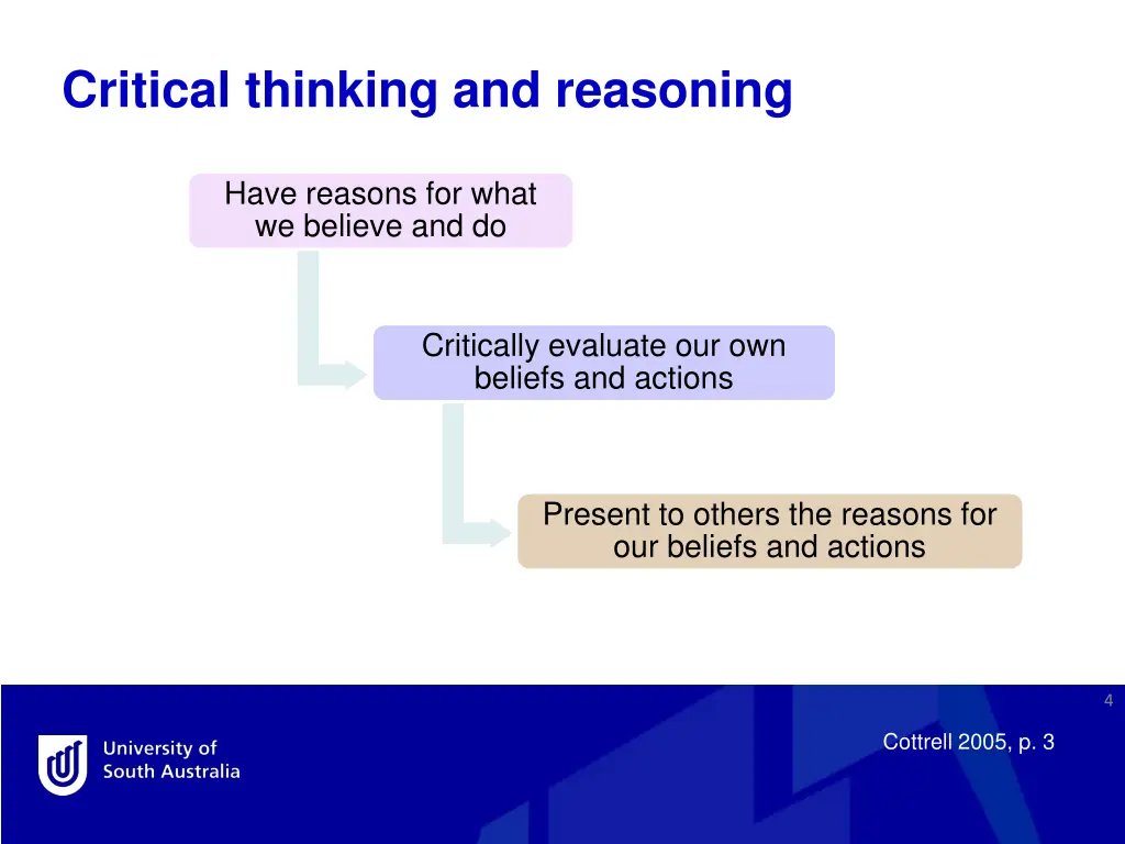 critical thinking and reasoning