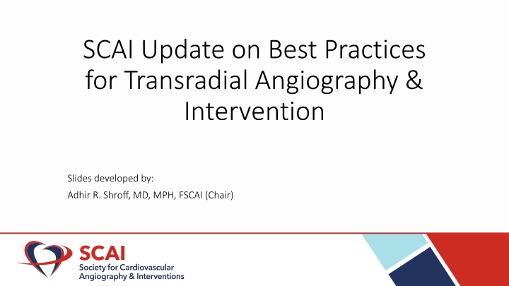 scai update on best practices for transradial