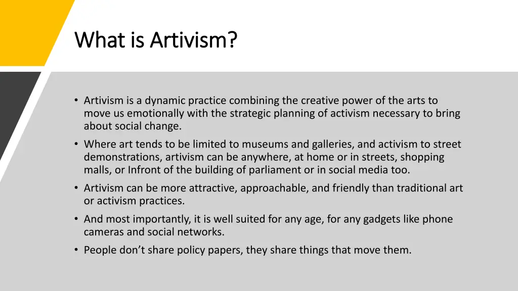 what is what is artivism artivism