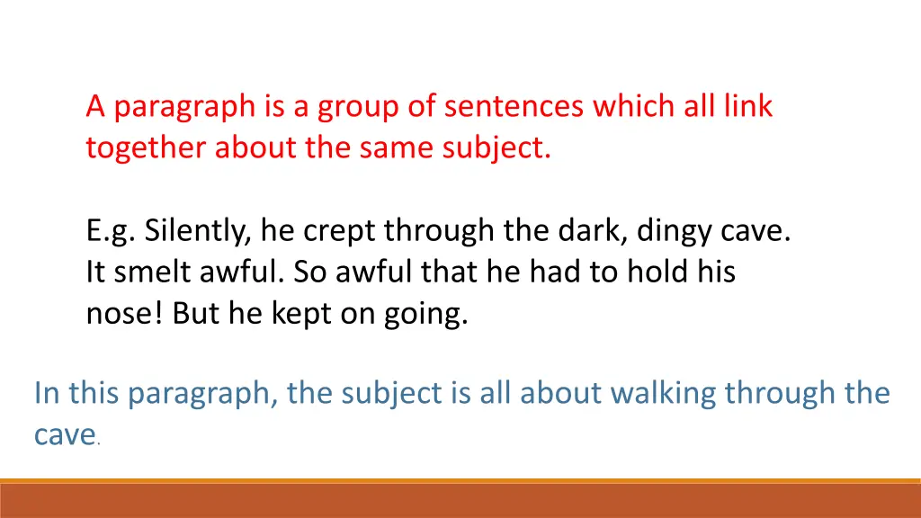 a paragraph is a group of sentences which