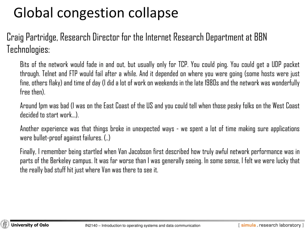 global congestion collapse