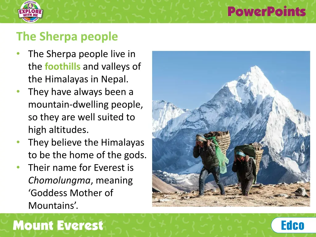 the sherpa people 1