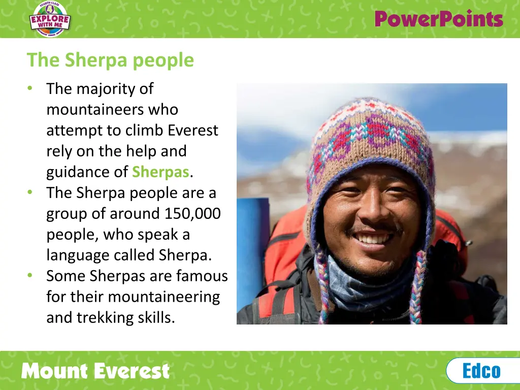 the sherpa people