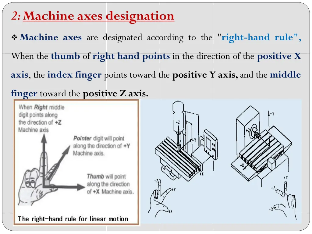 2 machine axes designation