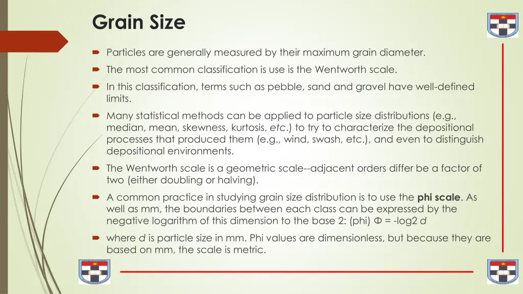 grain size