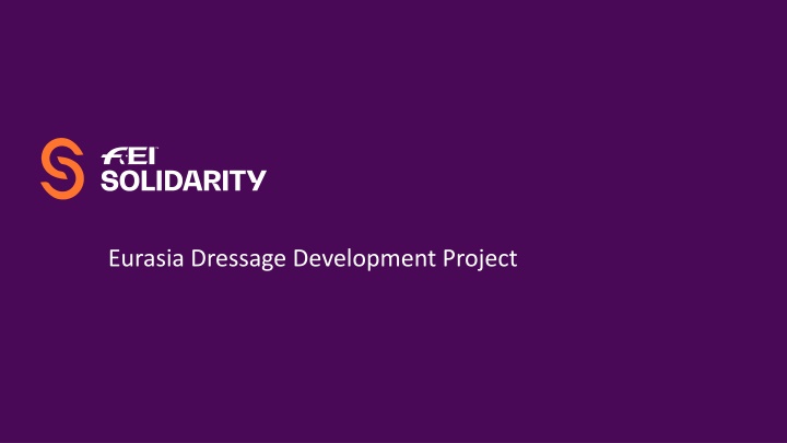 eurasia dressage development project