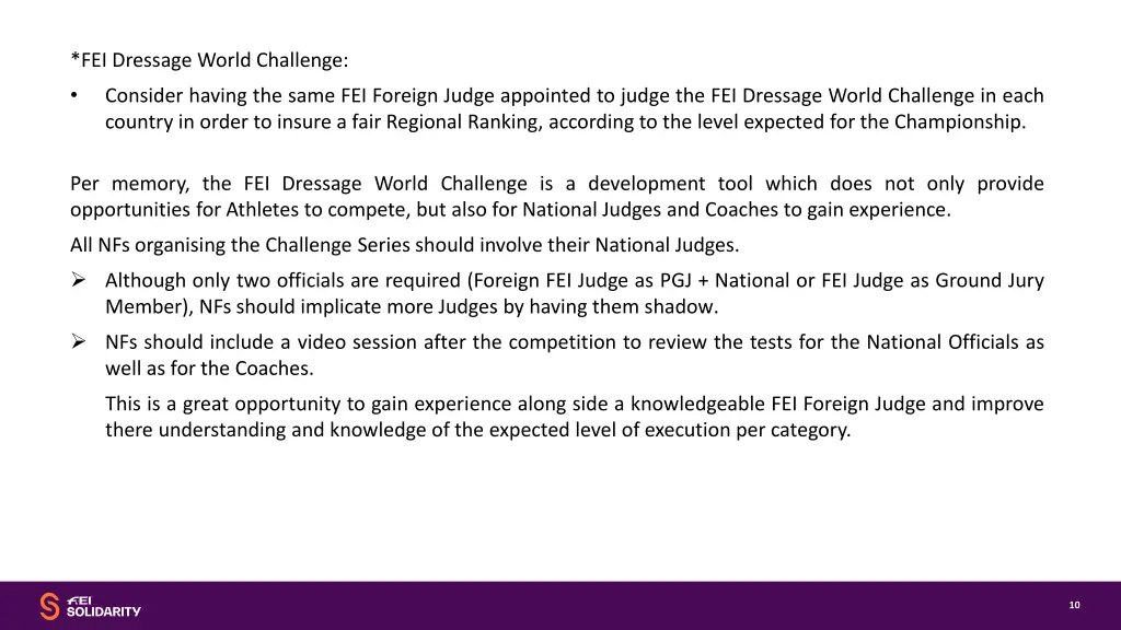 fei dressage world challenge consider having