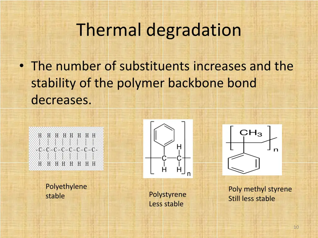 thermal degradation 1