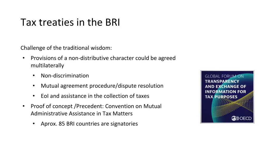 tax treaties in the bri 1