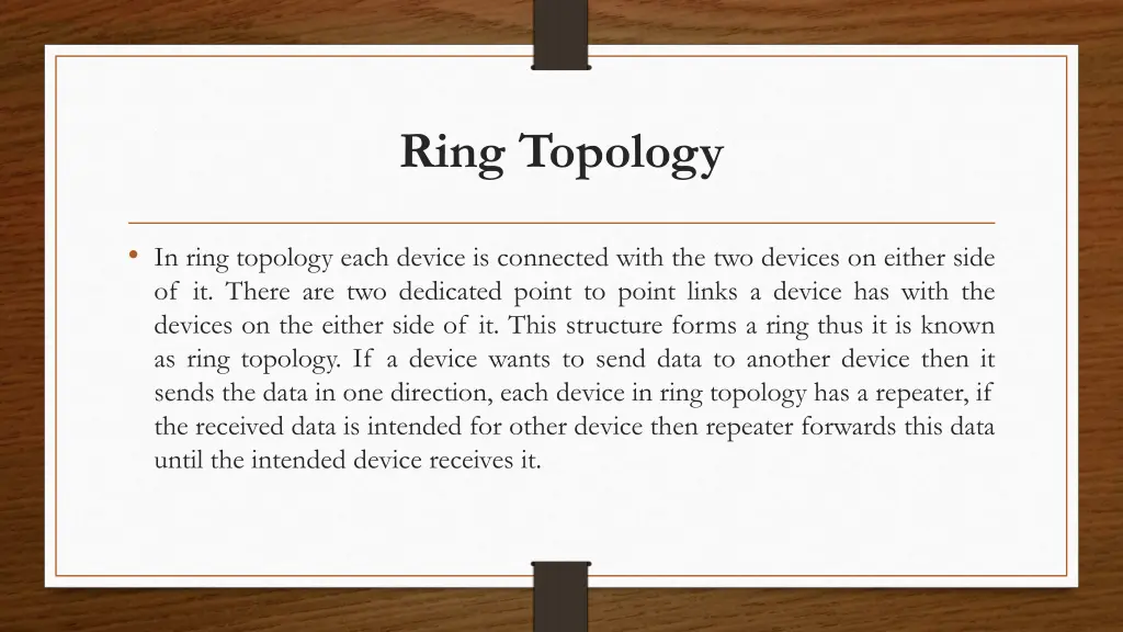 ring topology