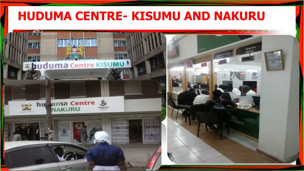 huduma centre kisumu and nakuru