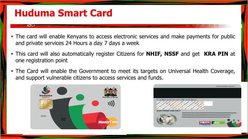 huduma smart card