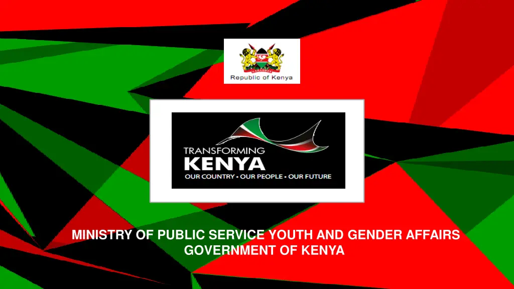 ministry of public service youth and gender