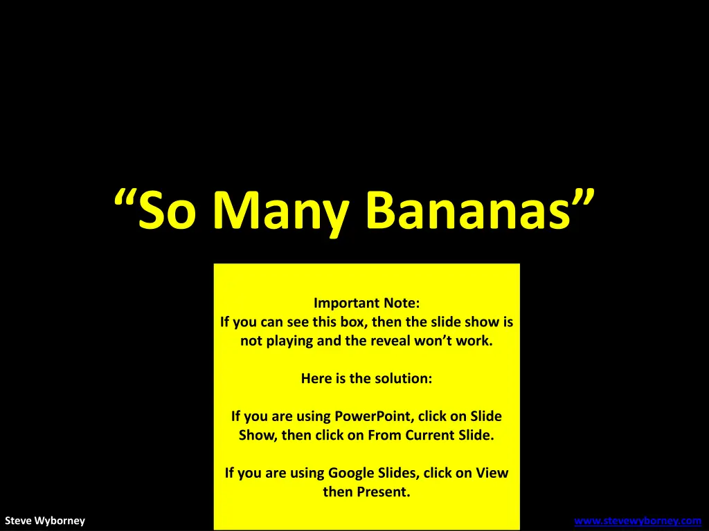 so many bananas 1