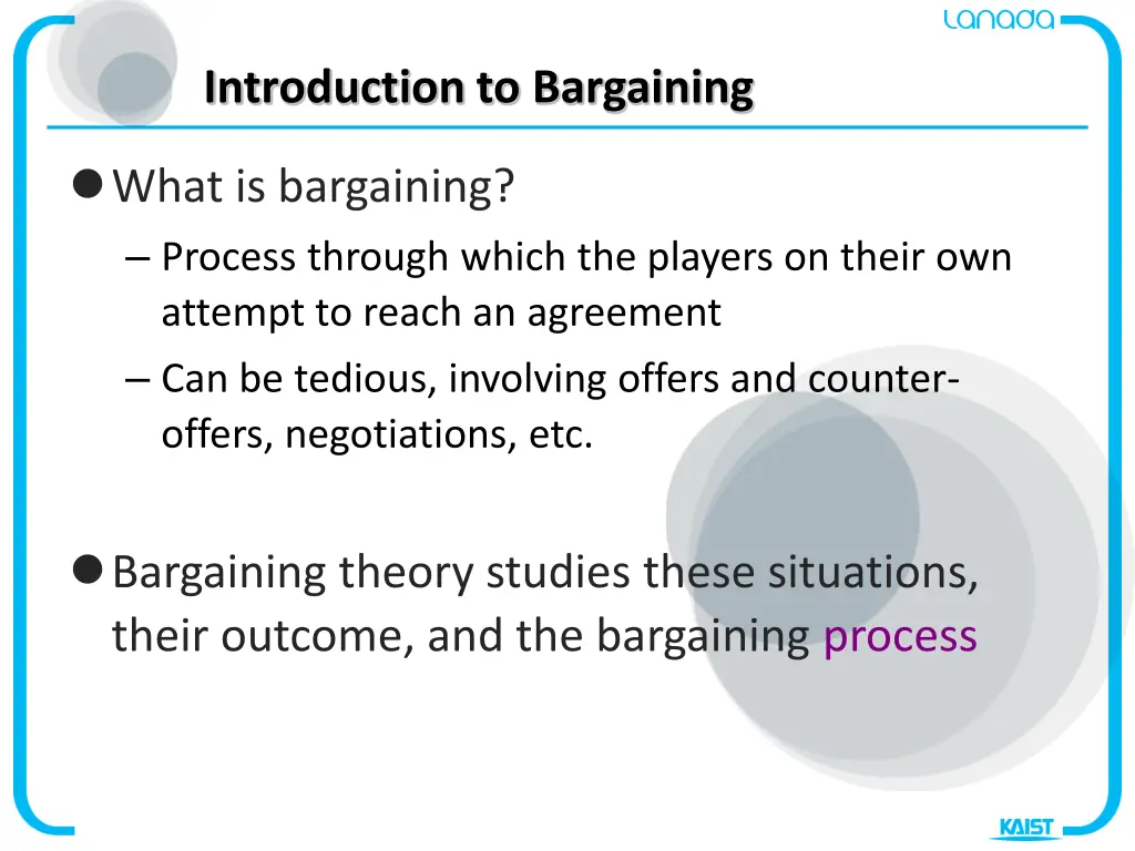 introduction to bargaining 1